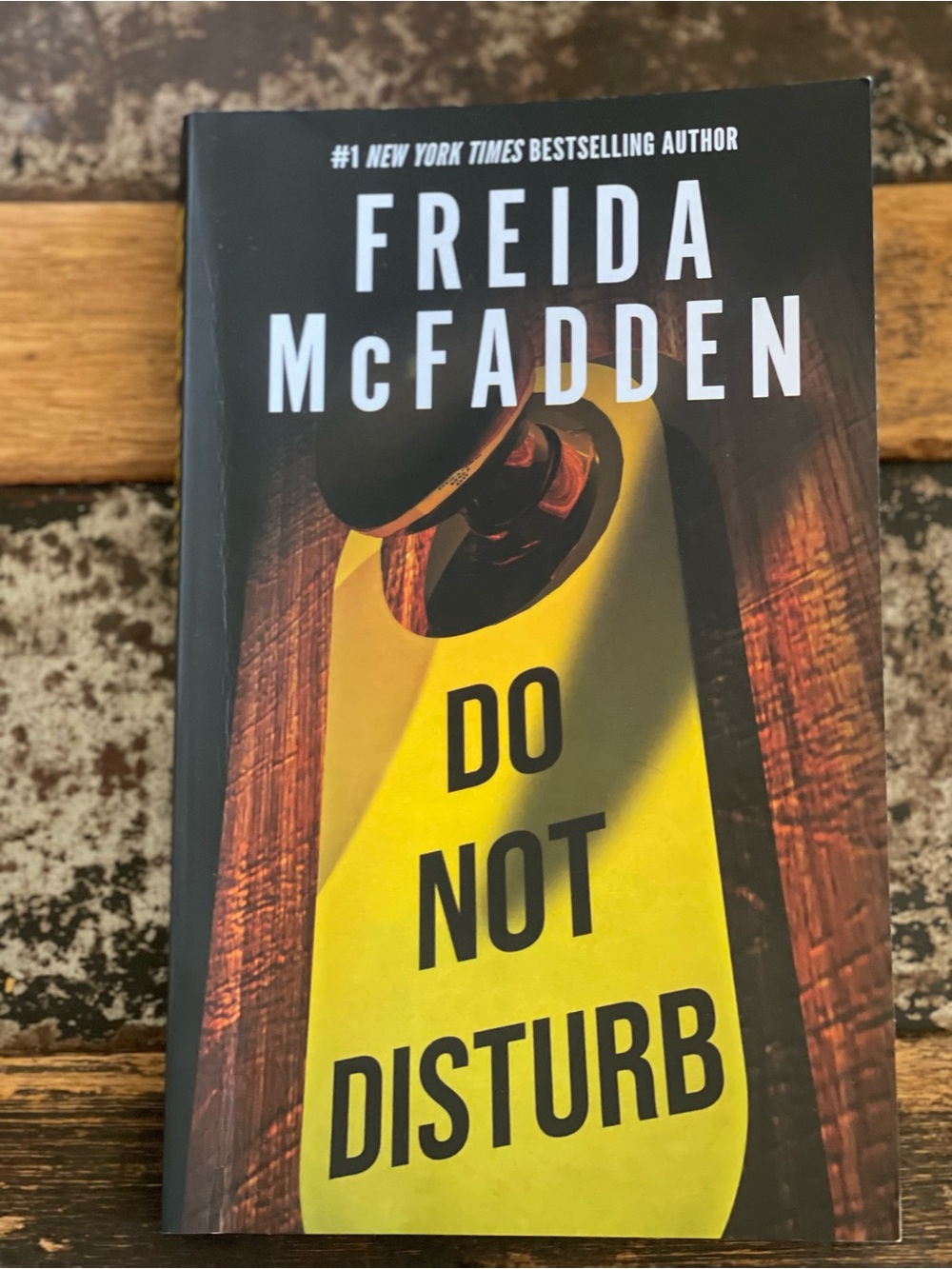 Do Not Disturb Yellow Wall Art Print